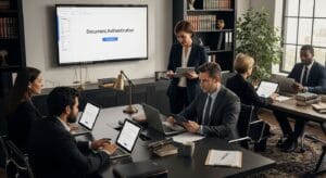 digital document authentication team