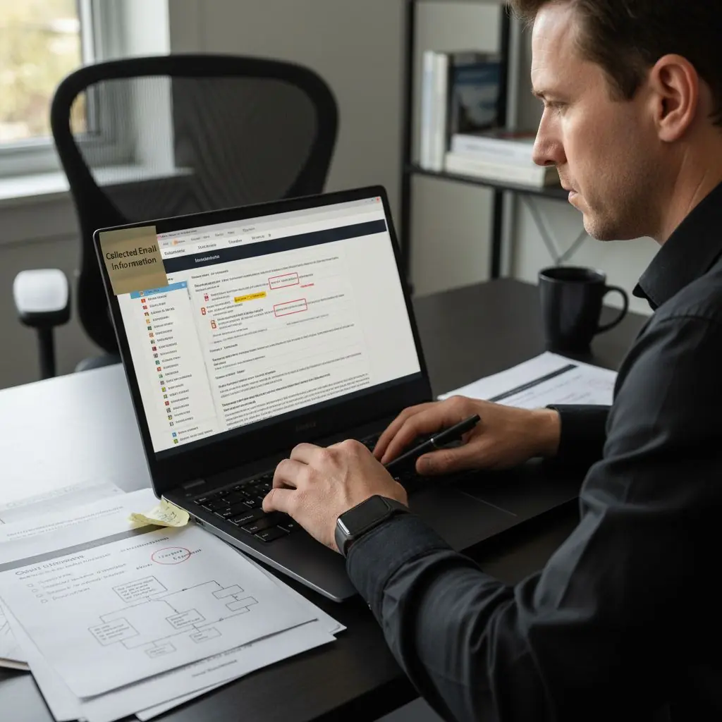 email forensic investigations