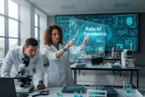 forensic lab teamwork