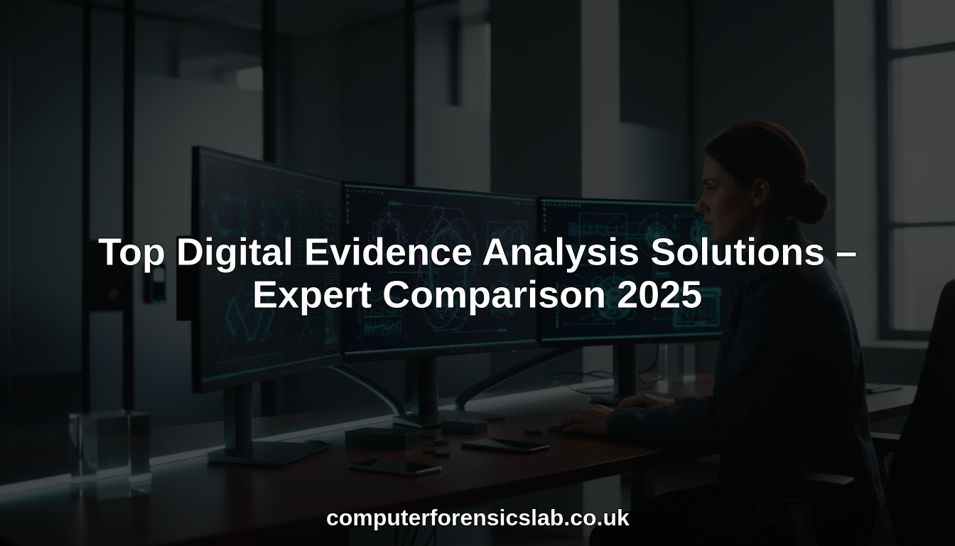 Top Digital Evidence Analysis Solutions – Expert Comparison 2025
