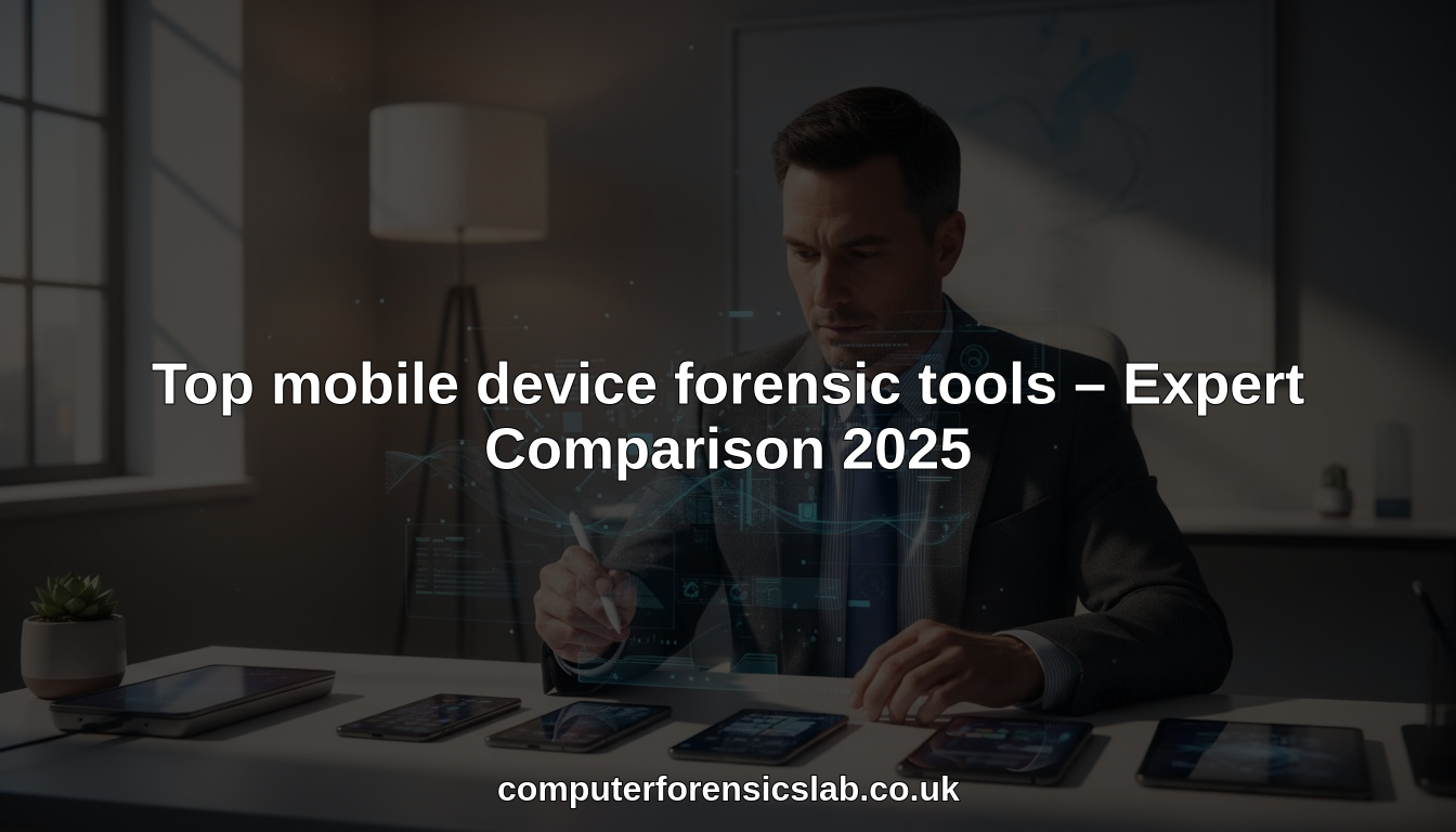 Top mobile device forensic tools – Expert Comparison 2025 Top mobile device forensic tools – Expert Comparison 2025