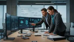 forensic expert investigator teamwork