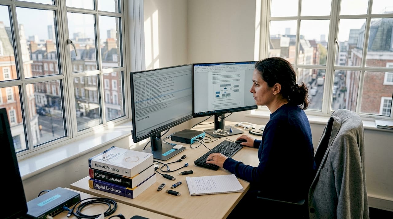 Network forensics: supporting cybercrime cases in England