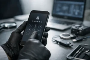 Password Protected Phone Examination