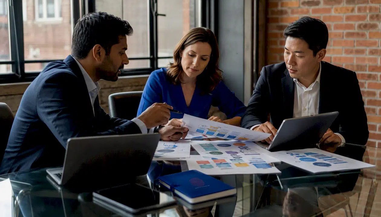 E-discovery in law: a complete guide for UK litigation 2 Legal team discussing eDiscovery process flowchart