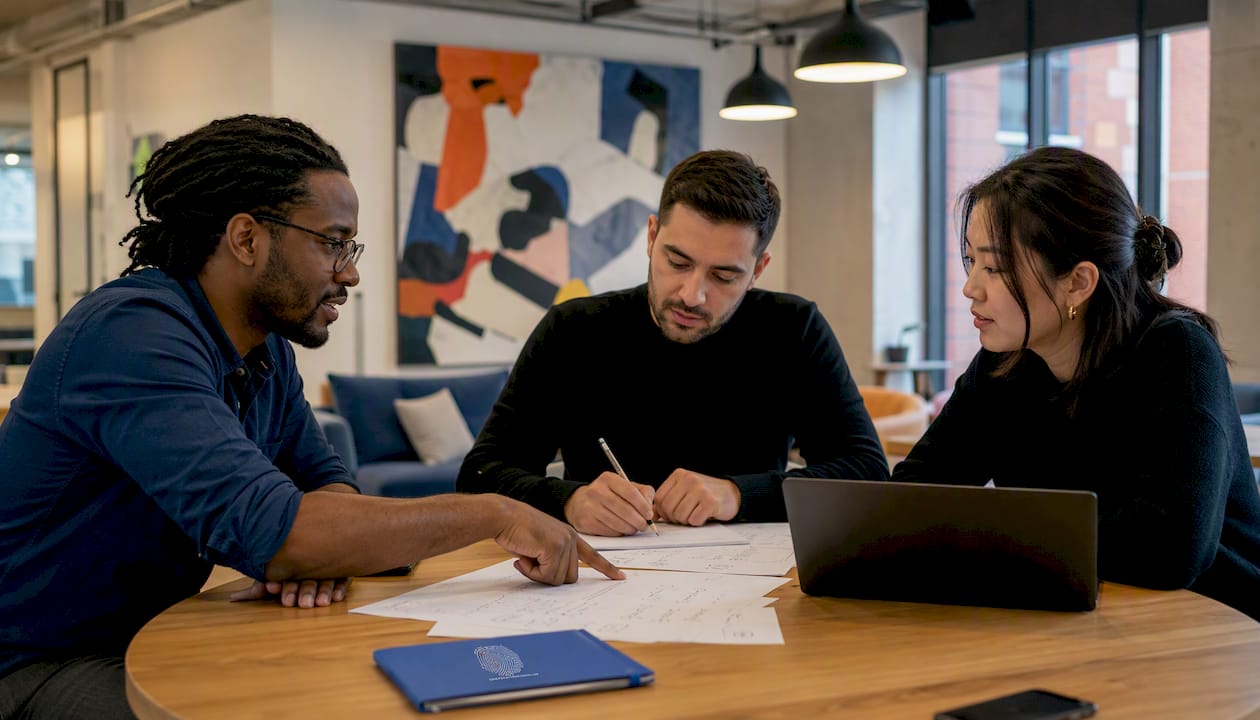 Automated penetration testing tools: the 2026 UK guide 3 Team discussing manual penetration testing strategies
