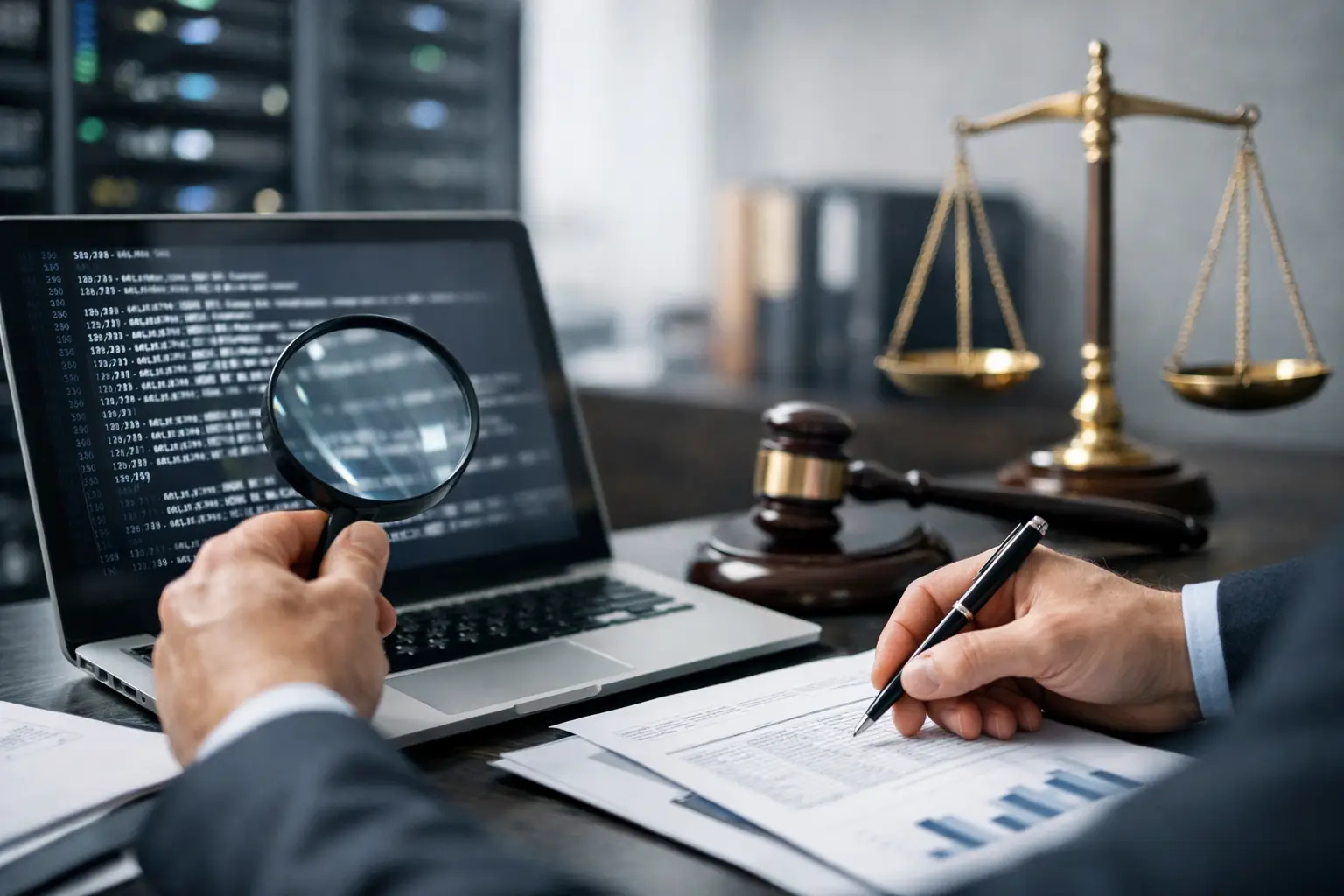 Server Log Forensic Analysis for Court Cases