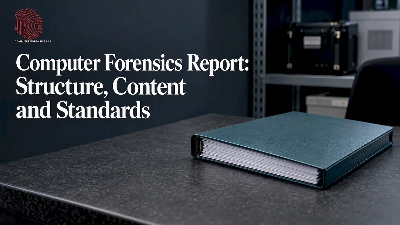 Computer Forensics Report: Structure, Content and Standards Computer Forensics Report: Structure, Content and Standards